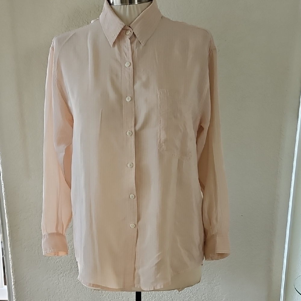 100% Pure Women's Button Down Shirt - Light Pink